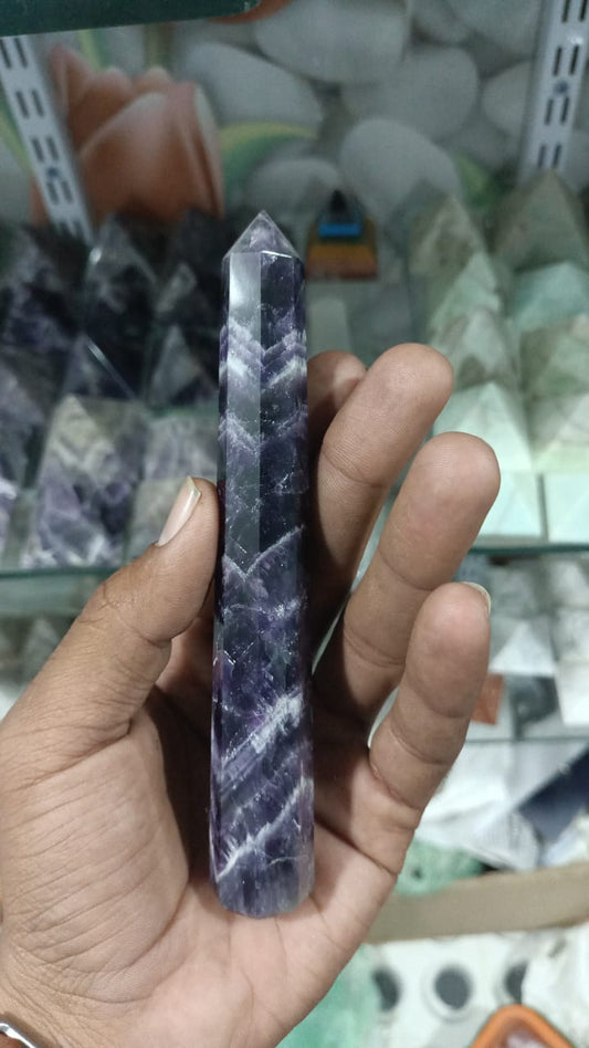 Amethyst Tower points – Polished Healing Point