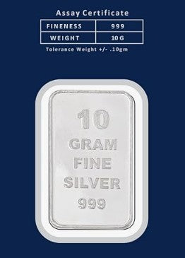 999 Silver 10 Grams Silver Bar/Coin