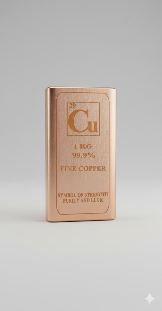 99.9% Pure Copper Bar, 1 kg Bar