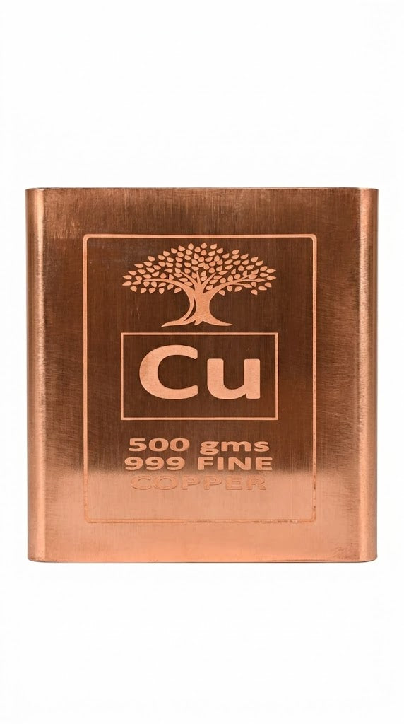 99.9% Pure Copper Bar, 500 Grams Bar