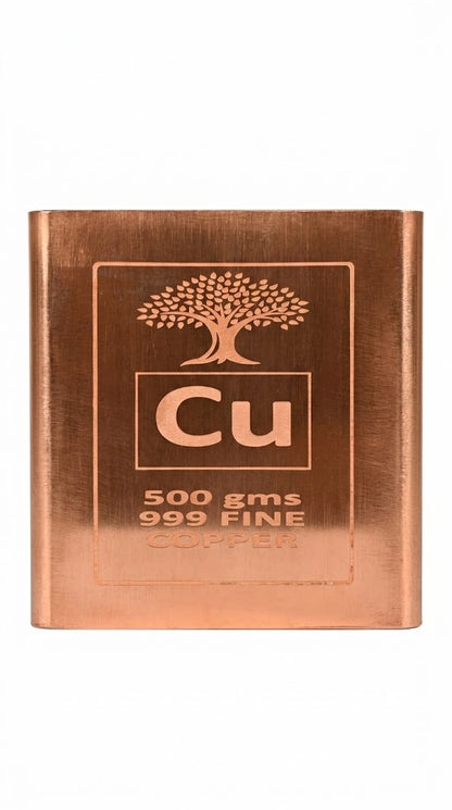 99.9% Pure Copper Bar, 500 Grams Bar