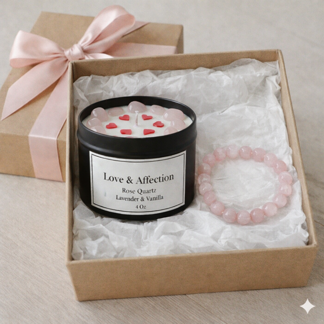 Love & Affection Crystal Healing Gift Set