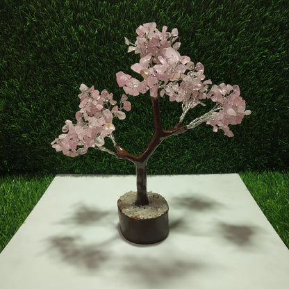 Rose Quartz Gemstone Tree