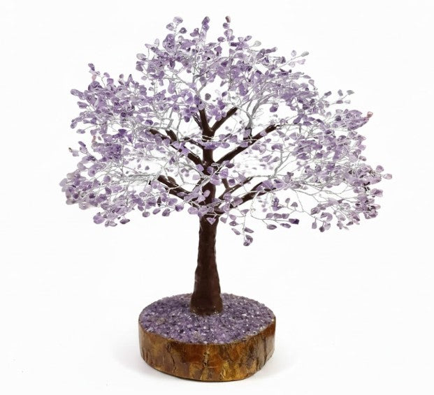 Handcrafted Amethyst Gemstone Tree – 2000 chips Tree