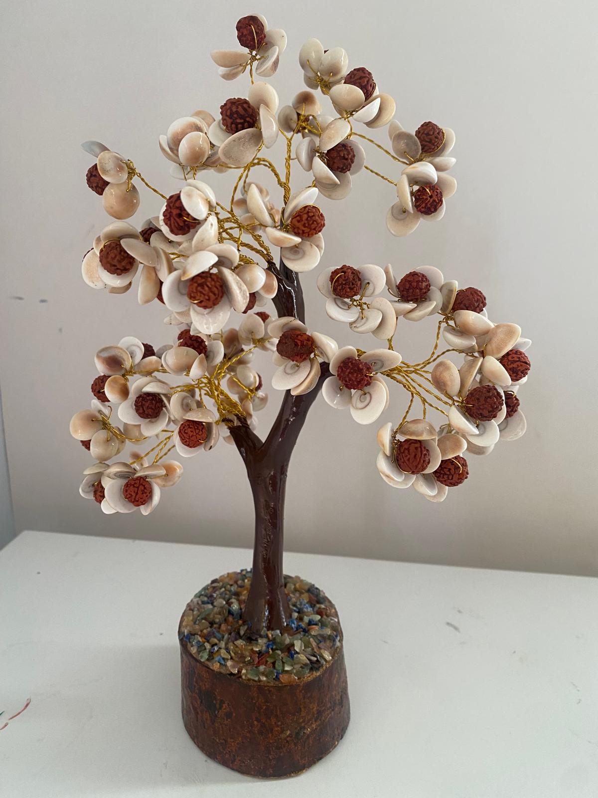 Gomti Chaka Rudraksha Tree, (300 Beads of Gomti Chakra and Rudraksha)