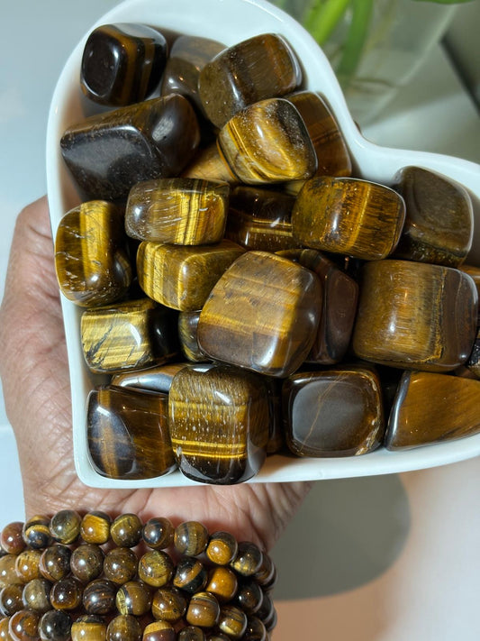 Tiger Eye Tumbled Stone