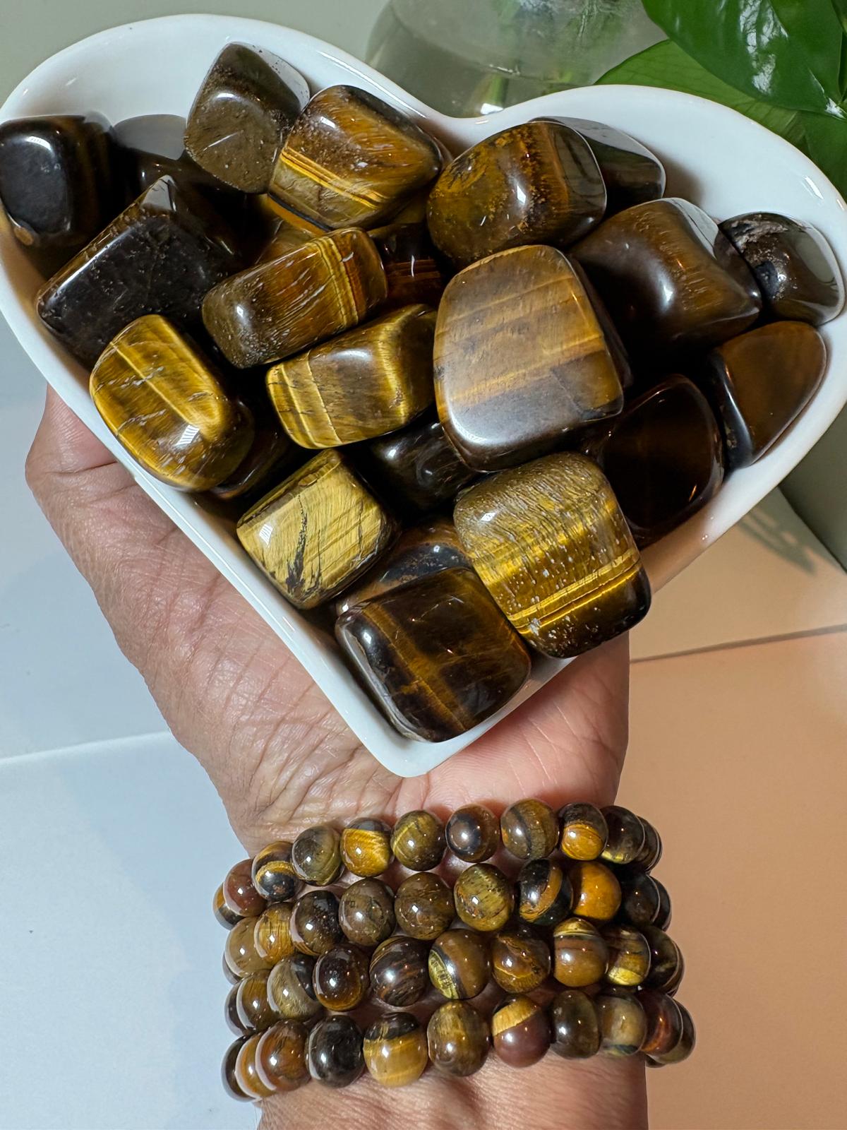 Tiger Eye Tumbled Stone