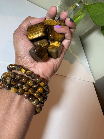Tiger Eye Tumbled Stone