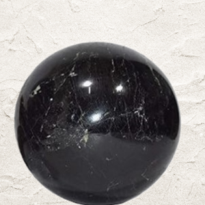 Black Tourmaline Gemstone Sphere