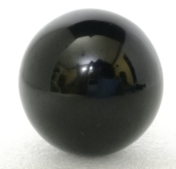 Black Tourmaline Gemstone Sphere - Image 2