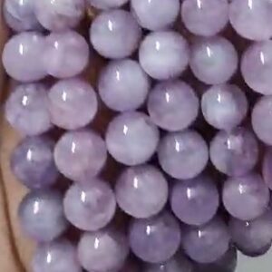 Kunzite Gemstone Beads (8mm)