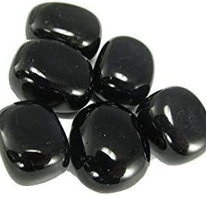 Black Obsidian Tumbled Stone (1 kg pack)