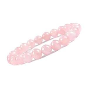 Rose Quartz Bracelet (10 mm Beads)